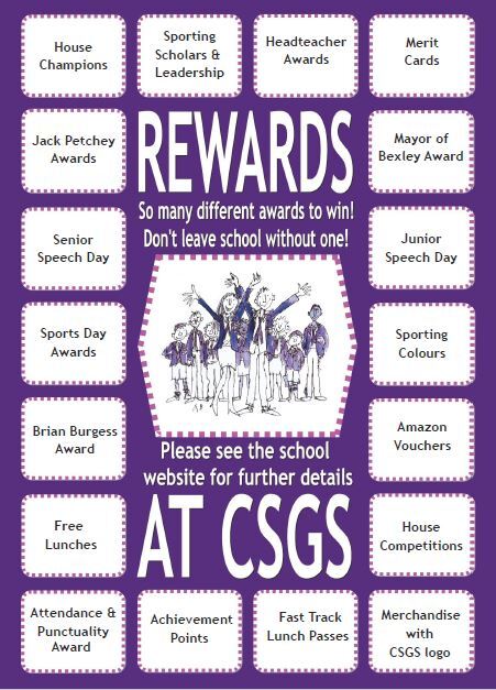 Rewards at csgs poster